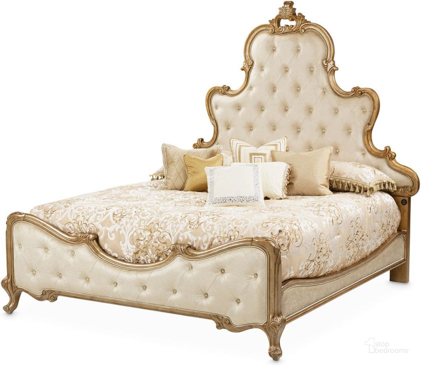 The appearance of Caydnn Antique Platinum King Panel Bed designed by Windsor Home in the traditional interior design. This antique platinum piece of furniture  was selected by 1StopBedrooms from Caydnn Collection to add a touch of cosiness and style into your home. Sku: N09014R-101;N09024-101;N09037-101. Bed Type: Panel Bed. Material: Wood. Product Type: Panel Bed. Bed Size: King. Image1