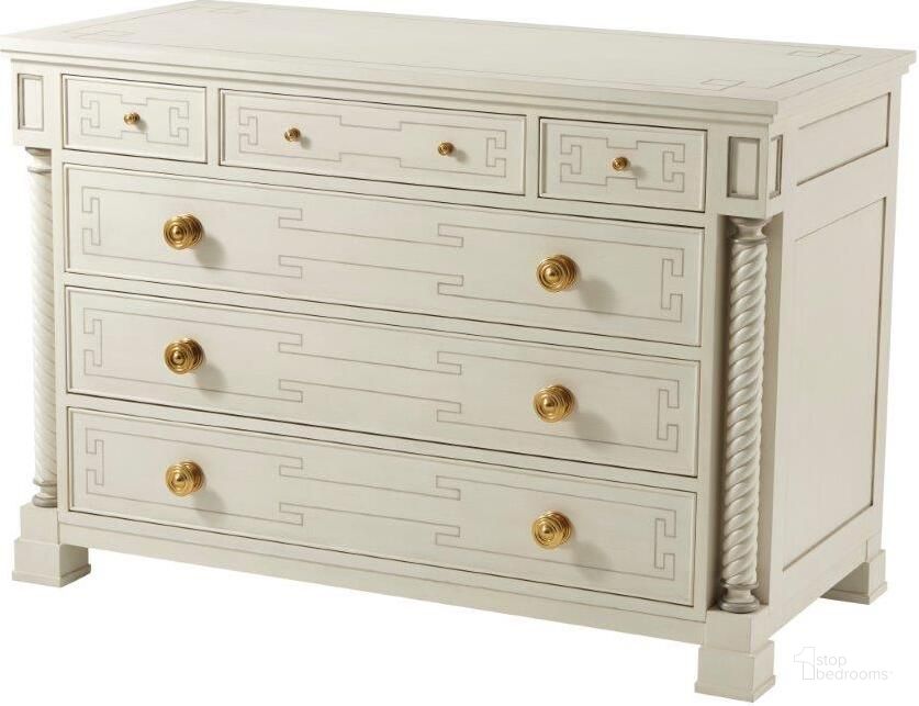 The appearance of Cecil Chest Of Drawers designed by Theodore Alexander in the traditional interior design. This  piece of furniture  was selected by 1StopBedrooms from Alexa Hampton Collection to add a touch of cosiness and style into your home. Sku: AXH60005.C162. Product Type: Chest. Material: Brass.