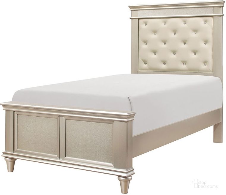 The appearance of Celandine Youth Full Panel Bed designed by Homelegance in the transitional interior design. This silver piece of furniture  was selected by 1StopBedrooms from Celandine Collection to add a touch of cosiness and style into your home. Sku: 1928F-1;1928F-2;1928F-3. Bed Type: Panel Bed. Material: Wood. Product Type: Panel Bed. Bed Size: Full. Image1