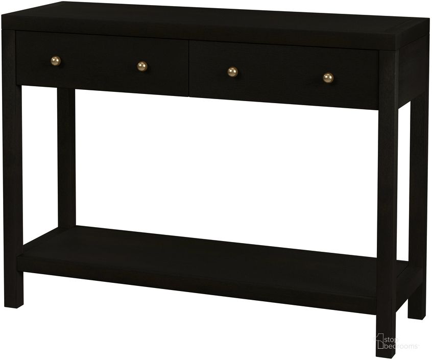 The appearance of Celine 2 Drawer Console Table In Coffee designed by Butler Specialty Company in the traditional interior design. This coffee piece of furniture  was selected by 1StopBedrooms from Celine Collection to add a touch of cosiness and style into your home. Sku: 5739451. Material: Wood. Product Type: Console Table. Image1