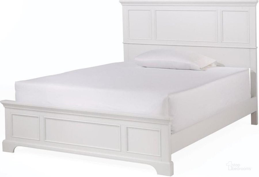 The appearance of Century Off White Queen Bed designed by Homestyles in the traditional interior design. This off white piece of furniture  was selected by 1StopBedrooms from Century Collection to add a touch of cosiness and style into your home. Sku: 5530-501;5530-502;5530-503. Bed Type: Panel Bed. Material: Wood. Product Type: Panel Bed. Bed Size: Queen. Image1