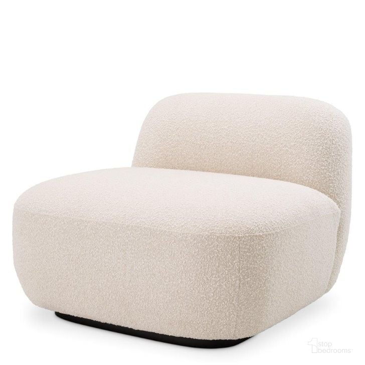 The appearance of Chair Bjorn Boucle Cream designed by Eichholtz in the modern / contemporary interior design. This cream piece of furniture  was selected by 1StopBedrooms from Bjorn Collection to add a touch of cosiness and style into your home. Sku: A115336. Material: Fabric. Product Type: Arm Chair. Image1