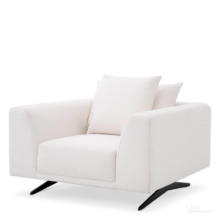 The appearance of Chair Endless Avalon White designed by Eichholtz in the modern / contemporary interior design. This white piece of furniture  was selected by 1StopBedrooms from Avalon Collection to add a touch of cosiness and style into your home. Sku: A114319. Product Type: Arm Chair. Image1