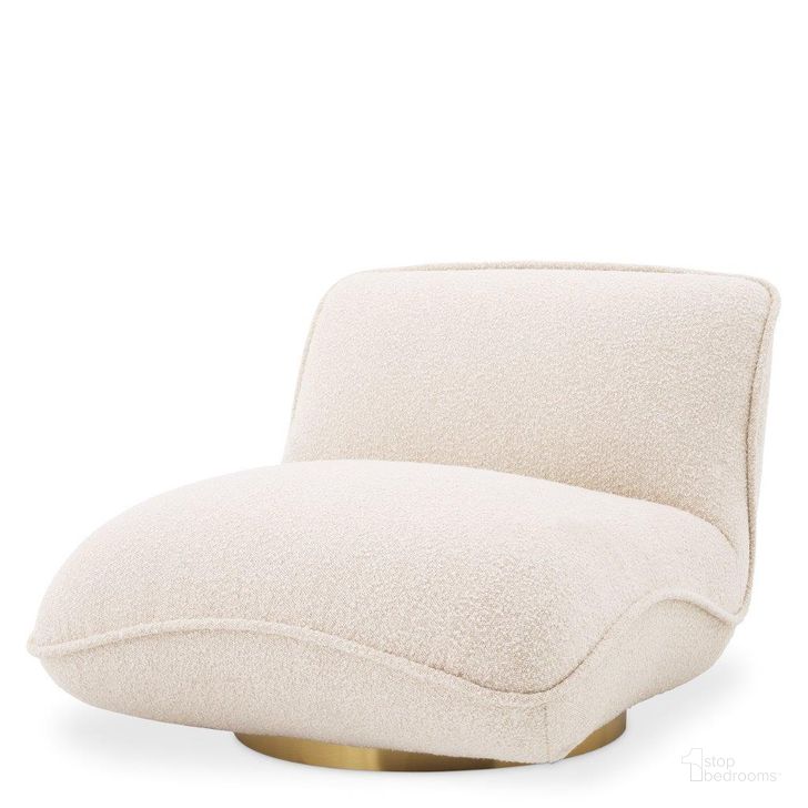 The appearance of Chair Relax Boucle Cream designed by Eichholtz in the modern / contemporary interior design. This cream piece of furniture  was selected by 1StopBedrooms from Relax Collection to add a touch of cosiness and style into your home. Sku: A115729. Material: Fabric. Product Type: Arm Chair. Image1