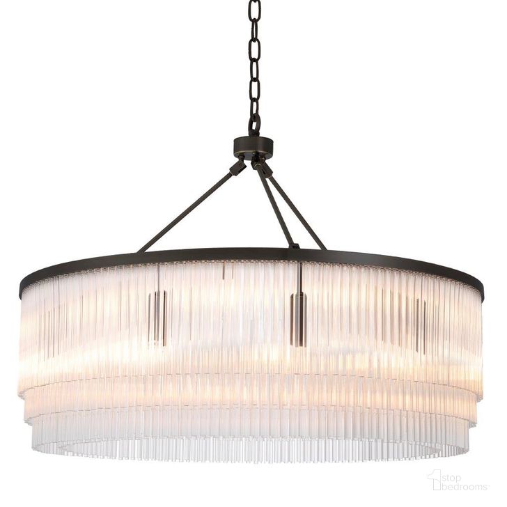 The appearance of Chandelier Hector L Bronze Highlight Finish Ul designed by Eichholtz in the modern / contemporary interior design. This bronze piece of furniture  was selected by 1StopBedrooms from Hector Collection to add a touch of cosiness and style into your home. Sku: 114786AUL;114786BUL;114786CUL;114786DUL. Product Type: Chandelier. Image1
