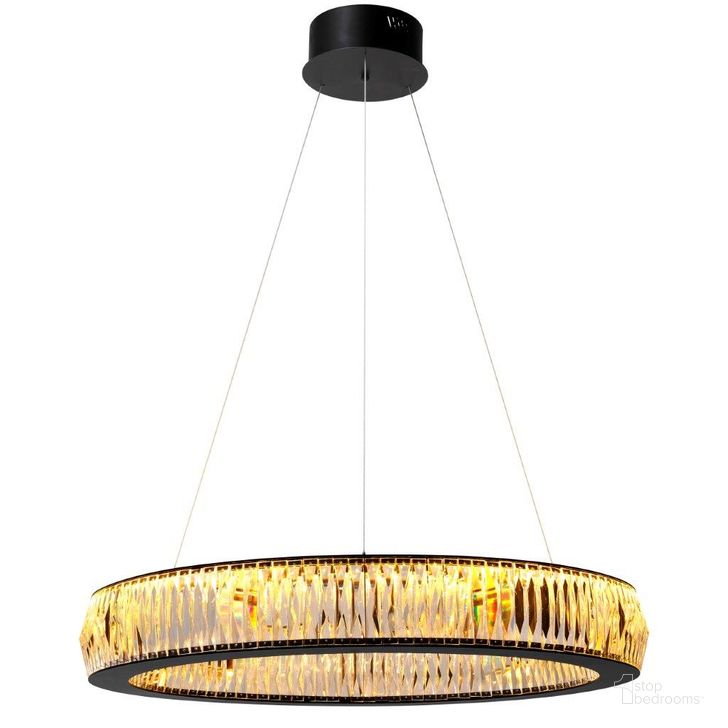 The appearance of Chandelier Vancouver Black Finish L designed by Eichholtz in the modern / contemporary interior design. This black piece of furniture  was selected by 1StopBedrooms from Vancouver Collection to add a touch of cosiness and style into your home. Sku: 113913UL. Material: Glass. Product Type: Chandelier. Image1