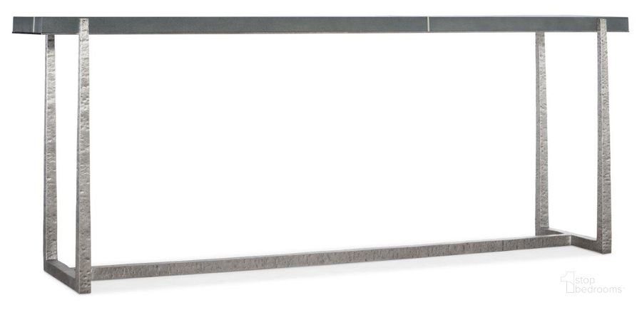 The appearance of Chapman Mixed Media Console Table designed by Hooker in the transitional interior design. This grey piece of furniture  was selected by 1StopBedrooms from Chapman Collection to add a touch of cosiness and style into your home. Sku: 6033-80151-94. Material: Metal. Product Type: Console Table. Image1