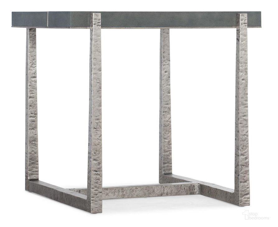 The appearance of Chapman Mixed Media End Table designed by Hooker in the transitional interior design. This grey piece of furniture  was selected by 1StopBedrooms from Chapman Collection to add a touch of cosiness and style into your home. Sku: 6033-80113-94. Material: Metal. Product Type: End Table. Image1
