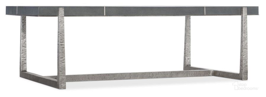 The appearance of Chapman Mixed Media Rectangle Cocktail Table designed by Hooker in the transitional interior design. This grey piece of furniture  was selected by 1StopBedrooms from Chapman Collection to add a touch of cosiness and style into your home. Sku: 6033-80110-94. Material: Metal. Product Type: Cocktail Table. Image1