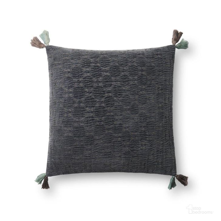 The appearance of Loloi P0568 Charcoal 18" x 18" Cover Only Pillow designed by Loloi Rugs in the modern / contemporary interior design. This charcoal piece of furniture  was selected by 1StopBedrooms from Pillows Collection to add a touch of cosiness and style into your home. Sku: P005P0568CC00PIL1. Material: Cotton. Product Type: Pillow Cover. Image1