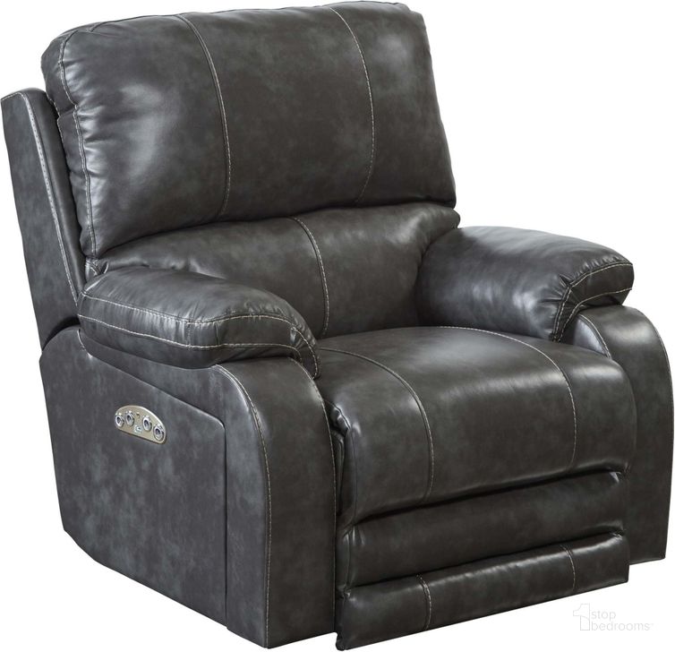 The appearance of Chariton Gray Recliner designed by Windsor Home in the modern / contemporary interior design. This gray piece of furniture  was selected by 1StopBedrooms from Chariton Collection to add a touch of cosiness and style into your home. Sku: 647627115278125278. Material: Leather. Product Type: Recliner. Image1