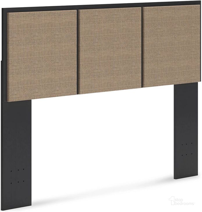 The appearance of Charlang Two-Tone Queen Panel Headboard Only designed by Signature Design by Ashley in the modern / contemporary interior design. This two-tone piece of furniture  was selected by 1StopBedrooms from Charlang Collection to add a touch of cosiness and style into your home. Sku: EB1198-157. Material: Wood. Product Type: Headboard. Bed Size: Queen. Image1