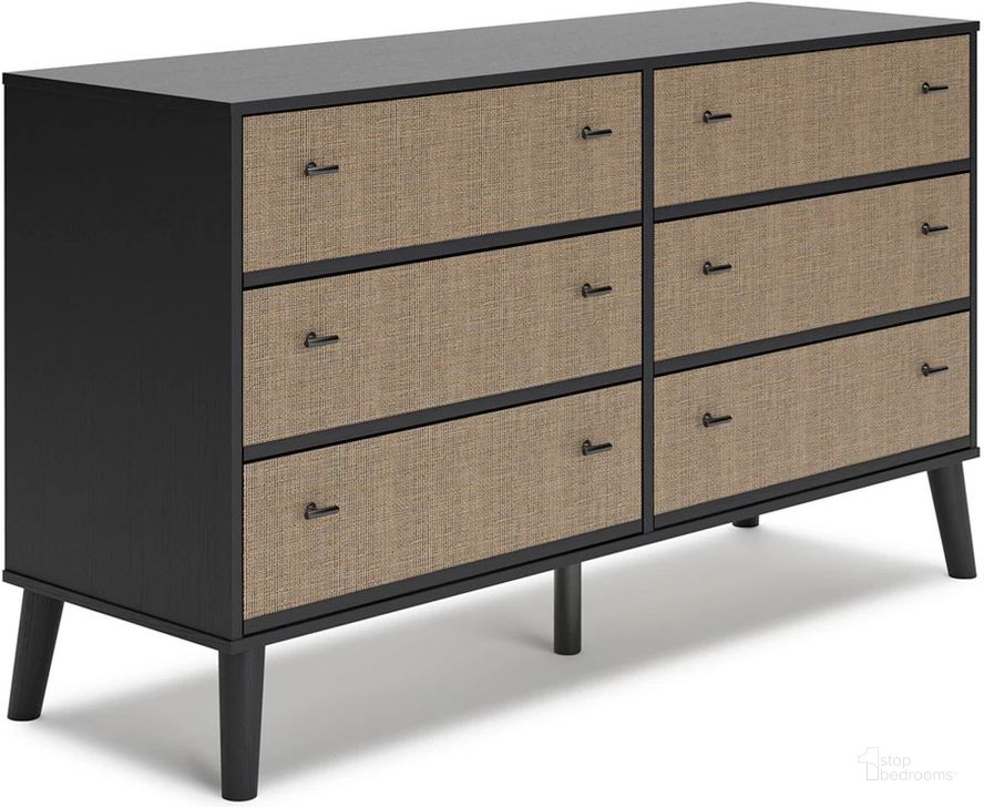 The appearance of Charlang Two-Tone Six Drawer Dresser designed by Signature Design by Ashley in the modern / contemporary interior design. This two-tone piece of furniture  was selected by 1StopBedrooms from Charlang Collection to add a touch of cosiness and style into your home. Sku: EB1198-231. Material: Wood. Product Type: Dresser. Image1