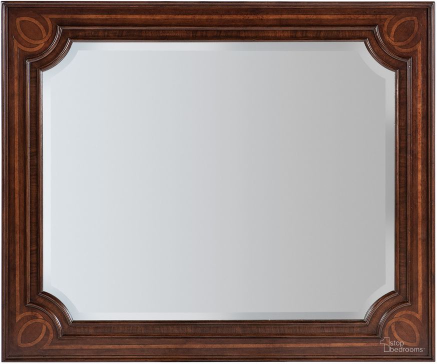 The appearance of Charleston Landscape Mirror In Dark Brown designed by Hooker in the traditional interior design. This dark brown piece of furniture  was selected by 1StopBedrooms from Charleston Collection to add a touch of cosiness and style into your home. Sku: 6750-90006-85. Material: Wood. Product Type: Mirror. Image1