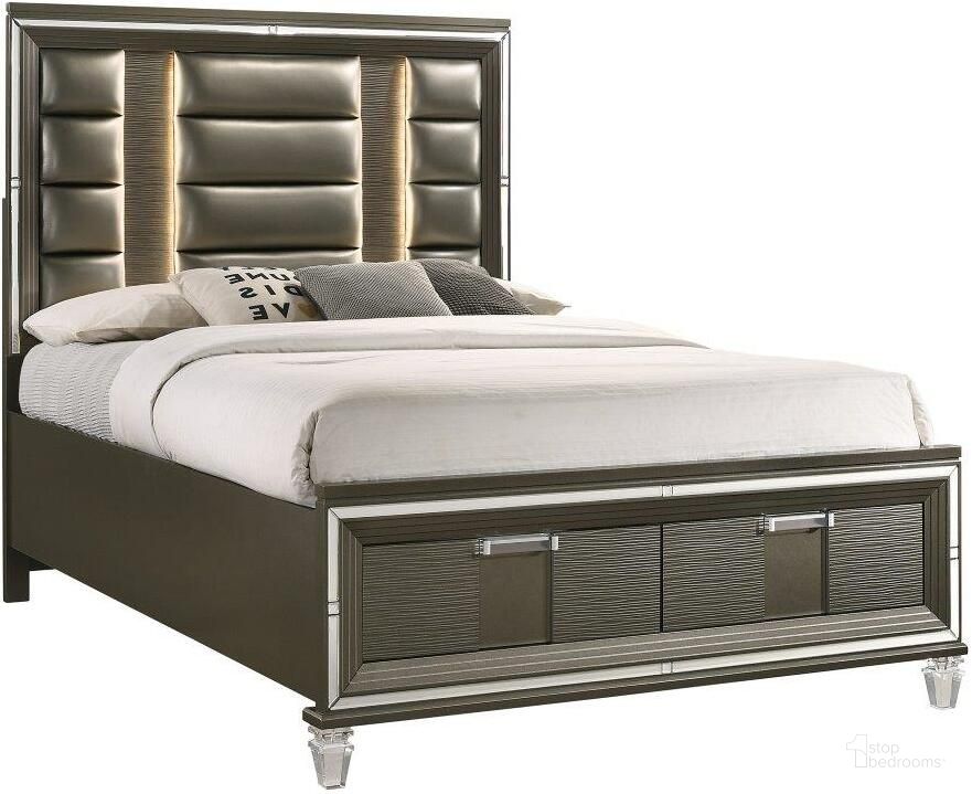 The appearance of Charlotte Copper Queen Storage Bed designed by Picket House in the modern / contemporary interior design. This brown piece of furniture  was selected by 1StopBedrooms from Charlotte Collection to add a touch of cosiness and style into your home. Sku: TN600QH;TN600QF;TN600QS;TN600QKR. Bed Type: Storage Bed. Product Type: Storage Bed. Bed Size: Queen. Material: Rubberwood. Image1