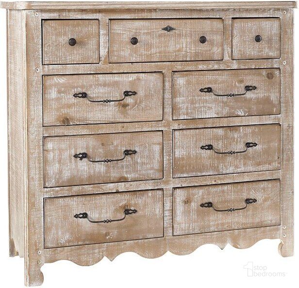 The appearance of Chatsworth Chalk Drawer Dresser designed by Progressive Furniture in the traditional interior design. This white piece of furniture  was selected by 1StopBedrooms from Chatsworth Collection to add a touch of cosiness and style into your home. Sku: B643-21. Product Type: Dresser. Material: Pine. Image1