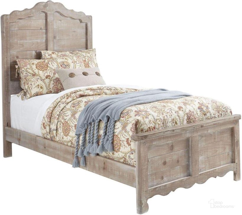 The appearance of Chatsworth Chalk Twin Panel Bed designed by Progressive Furniture in the traditional interior design. This beige piece of furniture  was selected by 1StopBedrooms from Chatsworth Collection to add a touch of cosiness and style into your home. Sku: B643-25;B643-26;B643-27. Bed Type: Panel Bed. Product Type: Panel Bed. Bed Size: Twin. Image1
