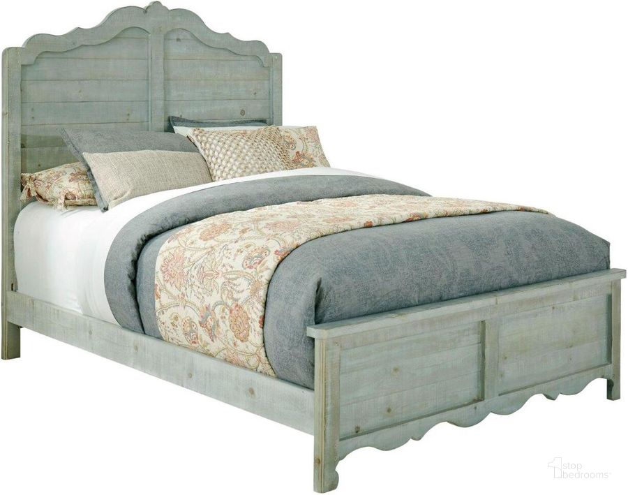 The appearance of Chatsworth Mint Full Panel Bed designed by Progressive Furniture in the traditional interior design. This gray piece of furniture  was selected by 1StopBedrooms from Chatsworth Collection to add a touch of cosiness and style into your home. Sku: B644-32;B644-33;B644-27. Bed Type: Panel Bed. Product Type: Panel Bed. Bed Size: Full. Image1