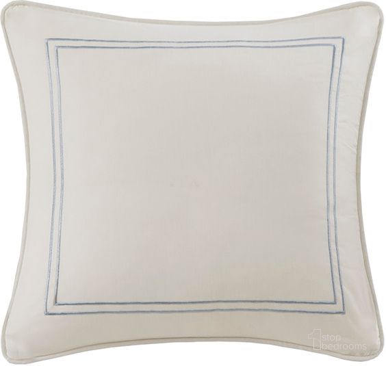 The appearance of Chelsea Cotton Square Pillow In Ivory designed by Olliix in the traditional interior design. This ivory piece of furniture  was selected by 1StopBedrooms from Chelsea Collection to add a touch of cosiness and style into your home. Sku: HH30-497. Material: Polyester. Product Type: Pillow. Image1