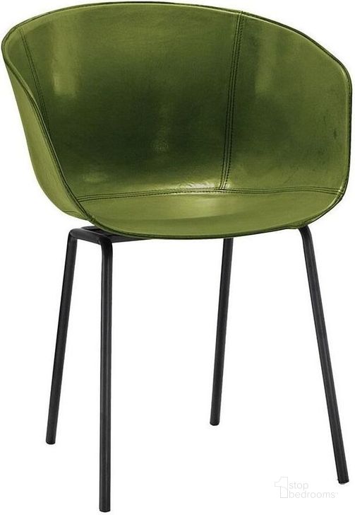 The appearance of Cherry Green Dining Chair Set Of 2 designed by Bellini Modern Living in the transitional interior design. This green piece of furniture  was selected by 1StopBedrooms from Cherry Collection to add a touch of cosiness and style into your home. Sku: CHERRY DC GRN. Product Type: Dining Chair. Image1