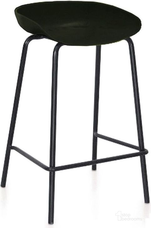 The appearance of Cherry Vintage Green Bar Stool Set Of 2 designed by Bellini Modern Living in the transitional interior design. This green piece of furniture  was selected by 1StopBedrooms from Cherry Collection to add a touch of cosiness and style into your home. Sku: Cherry BS GRN. Product Type: Barstool.