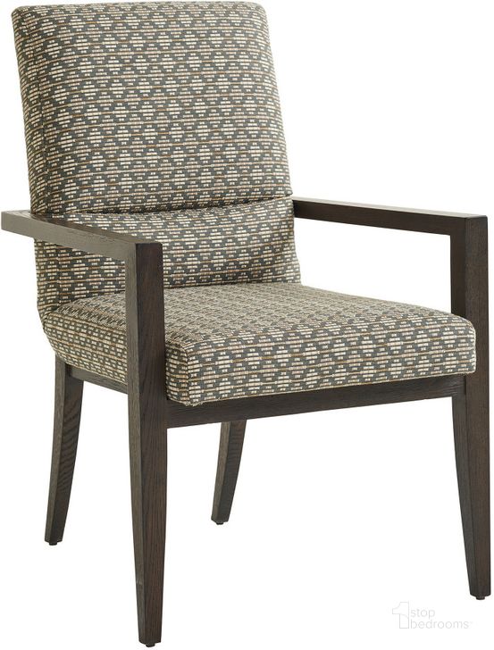 The appearance of Chiapas Mocha Arm Chair 0qb24472503 designed by Artisan Elegance in the transitional interior design. This mocha piece of furniture  was selected by 1StopBedrooms from Chiapas Collection to add a touch of cosiness and style into your home. Sku: 01-0930-883-41. Product Type: Arm Chair. Image1
