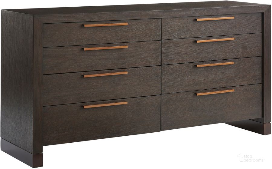 The appearance of Chiapas Mocha Dresser 0qb24472591 designed by Artisan Elegance in the transitional interior design. This mocha piece of furniture  was selected by 1StopBedrooms from Chiapas Collection to add a touch of cosiness and style into your home. Sku: 01-0930-222. Product Type: Dresser. Image1