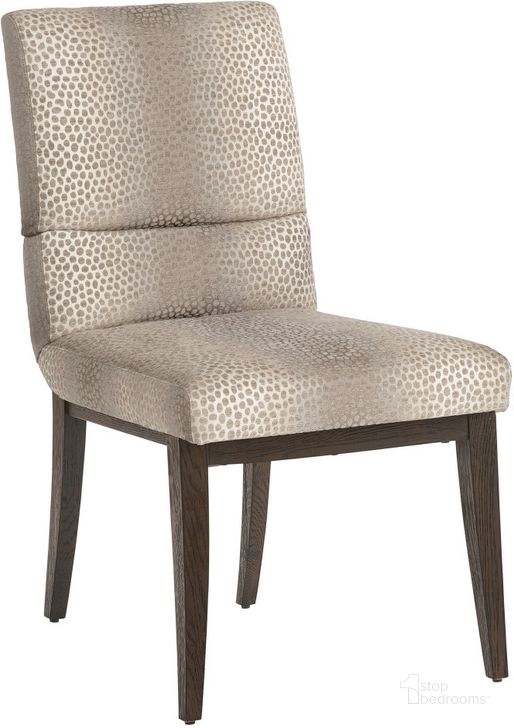 The appearance of Chiapas Mocha Side Chair designed by Artisan Elegance in the transitional interior design. This mocha piece of furniture  was selected by 1StopBedrooms from Chiapas Collection to add a touch of cosiness and style into your home. Sku: 01-0930-882-40. Product Type: Side Chair. Image1