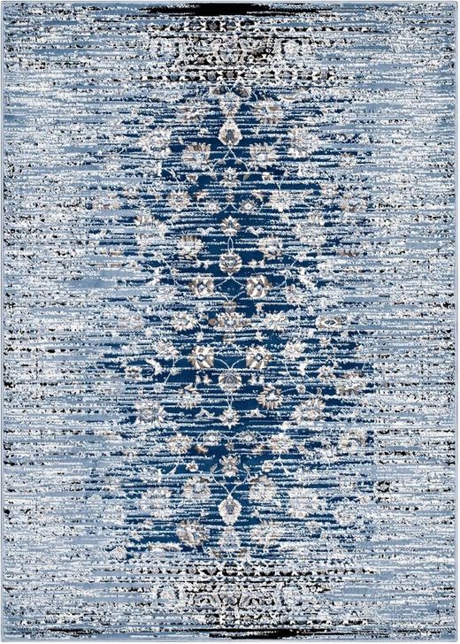 The appearance of Chiara Distressed Floral Lattice Contemporary 8X10 Area Rug In Moroccan Blue designed by Modway in the modern / contemporary interior design. This moroccan blue piece of furniture  was selected by 1StopBedrooms from Chiara Collection to add a touch of cosiness and style into your home. Sku: R-1131A-810. Material: Polypropylene. Product Type: Area Rugs. Image1