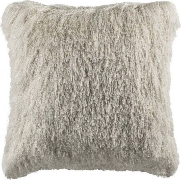 The appearance of Chic Shag Pillow PLS735B-2020 designed by Safavieh in the modern / contemporary interior design. This ivory piece of furniture  was selected by 1StopBedrooms from Chic Collection to add a touch of cosiness and style into your home. Sku: PLS735B-2020. Material: Polyester. Product Type: Pillows and Throw. Image1