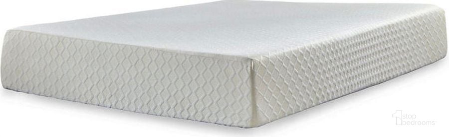 The appearance of Chime 12 Inch Foam Mattress White Full Mattress designed by Sierra Sleep by Ashley in the traditional interior design. This white piece of furniture  was selected by 1StopBedrooms from Chime 12 Inch Memory Foam Collection to add a touch of cosiness and style into your home. Sku: M72721. Material: Fabric. Product Type: Mattress. Bed Size: Full. Size: Full. Comfort Level: Ultra Plush. Mattress Top: Tight Top. Mattress Type: Memory Foam. Comfort Level: Ultra Plush. Mattress Thickness: 12". Image1