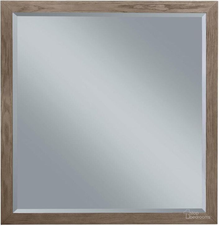 The appearance of Chrestner Grey Mirror designed by Signature Design by Ashley in the modern / contemporary interior design. This gray piece of furniture  was selected by 1StopBedrooms from Chrestner Collection to add a touch of cosiness and style into your home. Sku: B983-36. Material: Wood. Product Type: Dresser Mirror. Image1