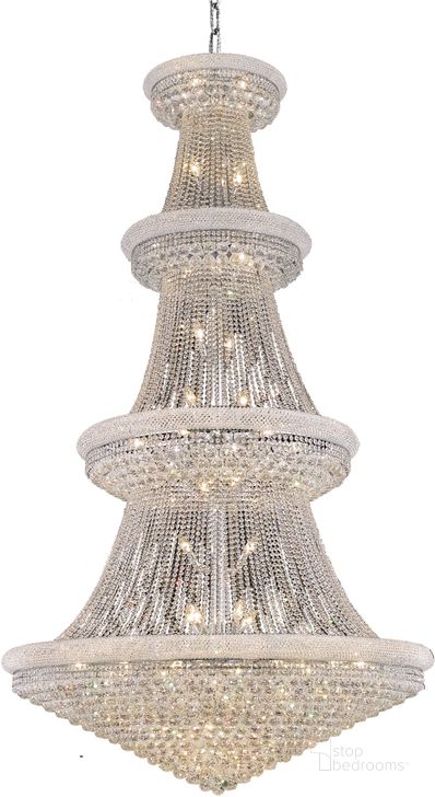 The appearance of Christer Chrome Chandelier Lighting 0qd2368090 designed by Luxury Loft in the modern / contemporary interior design. This chrome piece of furniture  was selected by 1StopBedrooms from Christer Collection to add a touch of cosiness and style into your home. Sku: V1800G54C/RC. Product Type: Chandelier. Material: Crystal.