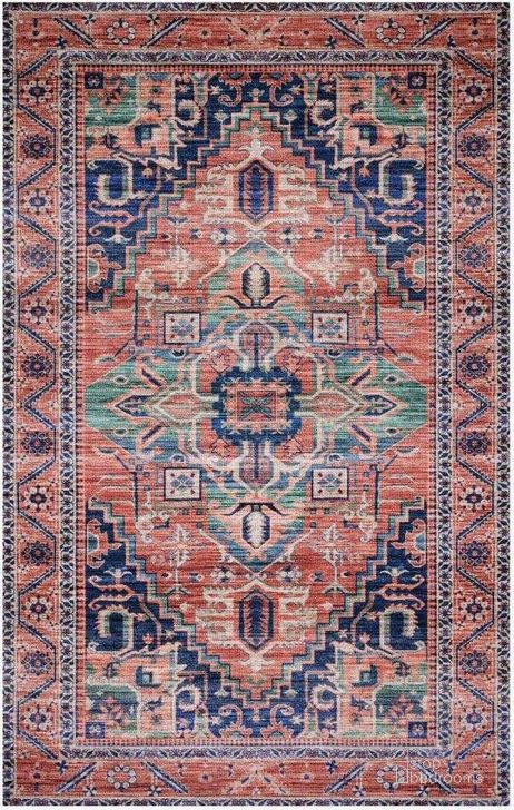 The appearance of Cielo Coral/Multi Rug CIELCIE-06COML2340 designed by Loloi Rugs in the transitional interior design. This coral and multi piece of furniture  was selected by 1StopBedrooms from Cielo Collection to add a touch of cosiness and style into your home. Sku: CIELCIE-06COML2340. Material: Polyester. Product Type: Rug. Image1