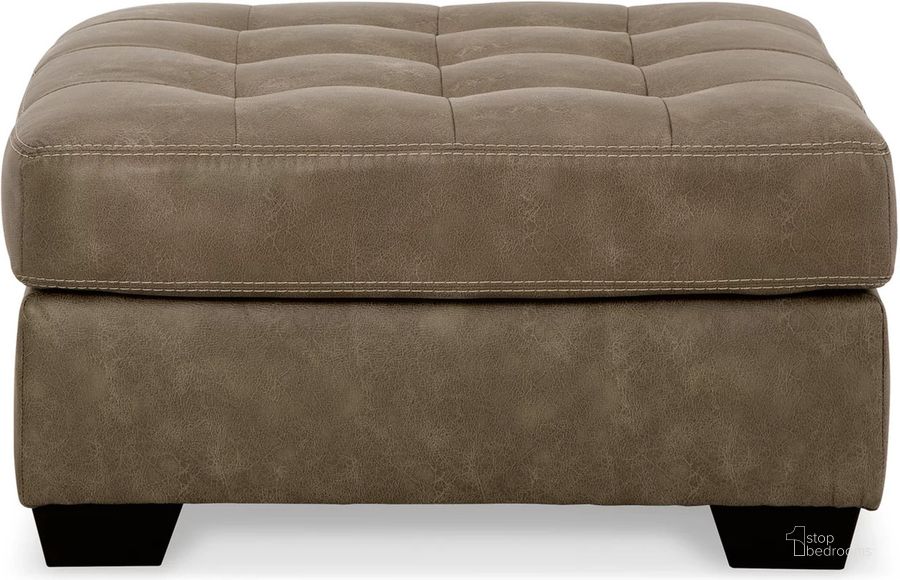 The appearance of Cill Sand Ottoman designed by Luxury Loft in the modern / contemporary interior design. This sand piece of furniture  was selected by 1StopBedrooms from Cill Collection to add a touch of cosiness and style into your home. Sku: 1840308. Material: Fabric. Product Type: Ottoman. Image1