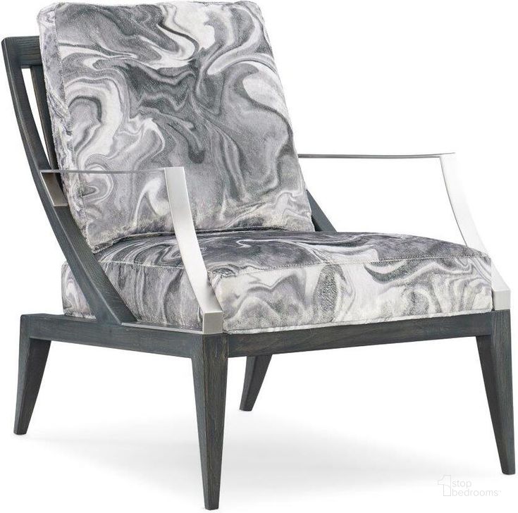 The appearance of Clarance Gray Living Room Chair designed by Bennett Interiors in the transitional interior design. This gray piece of furniture  was selected by 1StopBedrooms from Clarance Collection to add a touch of cosiness and style into your home. Sku: M120-420-132-A. Material: Wood. Product Type: Living Room Chair. Image1