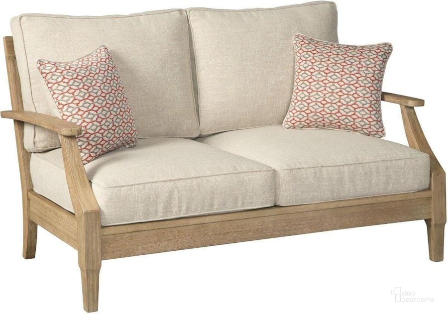 The appearance of Clare View Beige Back Cushion designed by Signature Design by Ashley in the modern / contemporary interior design. This beige piece of furniture  was selected by 1StopBedrooms from Clare View Collection to add a touch of cosiness and style into your home. Sku: PA801-003. Product Type: Outdoor Accessory. Image1