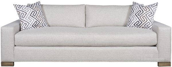 The appearance of Claremont Sleep Sofa In Gray designed by Vanguard Furniture in the transitional interior design. This gray piece of furniture  was selected by 1StopBedrooms from Claremont Collection to add a touch of cosiness and style into your home. Sku: 654-1SS_153140_W-AJ_MidBlock. Material: Polyester. Product Type: Sofa Sleeper.