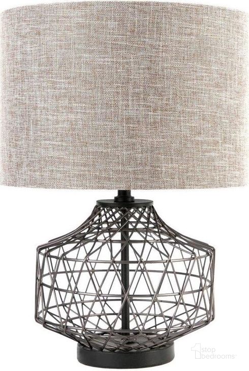 The appearance of Clark 20 Inch Bronze Barrel Metal Base Beige Linen Shade Table Lamp designed by Mercana in the modern / contemporary interior design. This bronze piece of furniture  was selected by 1StopBedrooms from Clark Collection to add a touch of cosiness and style into your home. Sku: 67703. Material: Metal. Product Type: Table Lamp. Image1