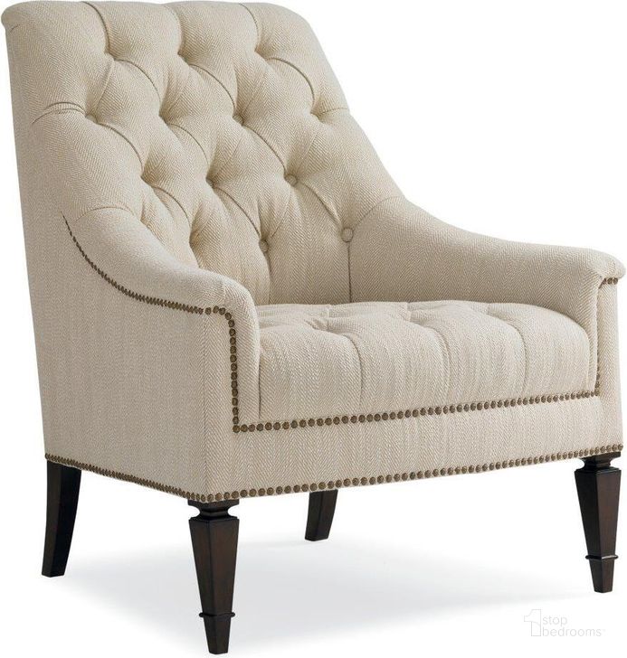 The appearance of Caracole Elegance By Schnadig Tufted Accent Chair Chair G designed by Caracole in the modern / contemporary interior design. This beige piece of furniture  was selected by 1StopBedrooms from Classic Elegance Collection to add a touch of cosiness and style into your home. Sku: 9090-204-G. Product Type: Accent Chair. Image1