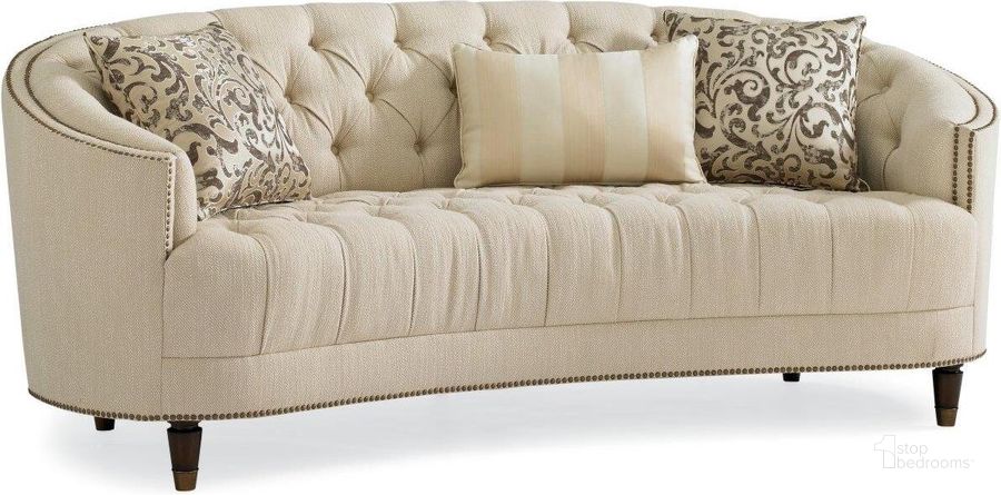 The appearance of Caracole Elegance By Schnadig Sofa Sofa G designed by Caracole in the traditional interior design. This beige piece of furniture  was selected by 1StopBedrooms from Classic Elegance Collection to add a touch of cosiness and style into your home. Sku: 9090-182-G. Product Type: Sofa. Image1