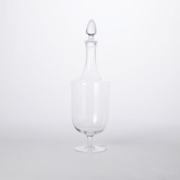 The appearance of Classic Footed Large Decanter In Clear designed by Global Views in the traditional interior design. This clear piece of furniture  was selected by 1StopBedrooms from Classic Collection to add a touch of cosiness and style into your home. Sku: 6.60619. Material: Glass. Product Type: Decorative Accessory. Image1