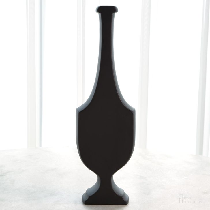 The appearance of Classic Sliced Bottle In Matte Black designed by Global Views in the modern / contemporary interior design. This black piece of furniture  was selected by 1StopBedrooms from Classic Collection to add a touch of cosiness and style into your home. Sku: 1.10825. Material: Ceramic. Product Type: Decorative Accessory. Image1