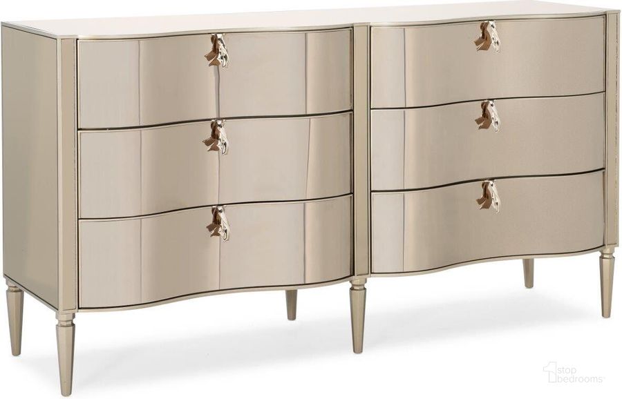The appearance of Caracole Classic Wonder-Full Dresser designed by Caracole in the modern / contemporary interior design. This gold piece of furniture  was selected by 1StopBedrooms from Caracole Classic Collection to add a touch of cosiness and style into your home. Sku: CLA-419-011. Material: Wood. Product Type: Dresser. Image1