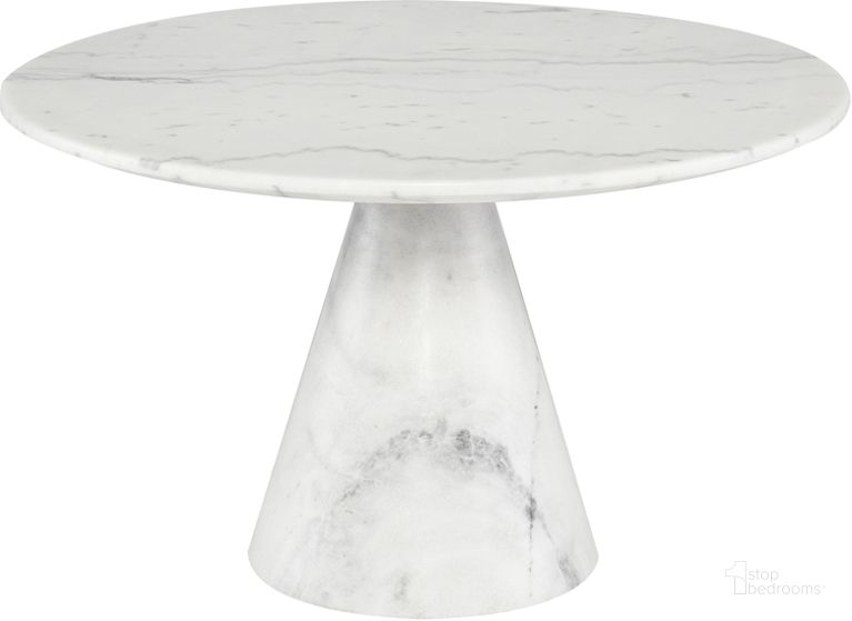 The appearance of Claudio White Stone Coffee Table HGNA588 designed by Nuevo in the modern / contemporary interior design. This white piece of furniture  was selected by 1StopBedrooms from Claudio Collection to add a touch of cosiness and style into your home. Sku: HGNA588. Product Type: Coffee Table. Material: Stone. Image1