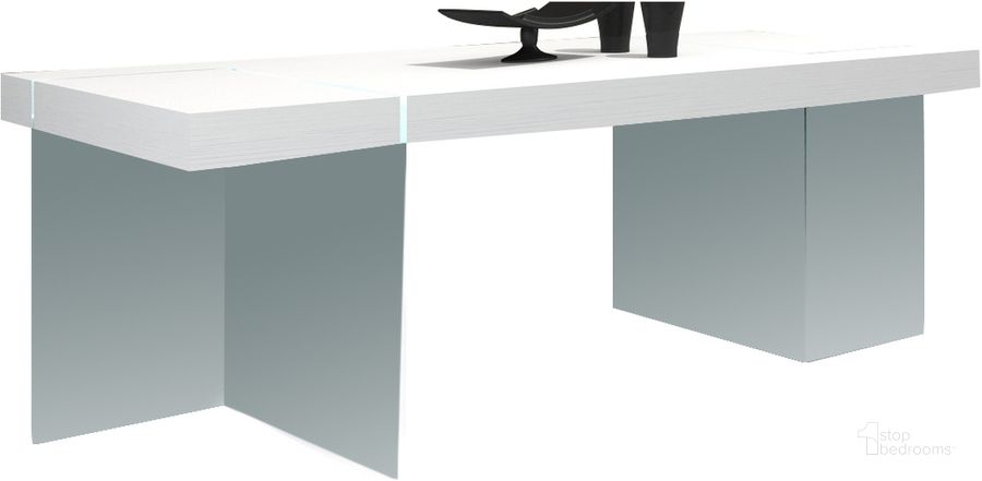 The appearance of Cloud High Gloss Modern Rectangular Dining Table designed by J&M in the modern / contemporary interior design. This white piece of furniture  was selected by 1StopBedrooms from Cloud Collection to add a touch of cosiness and style into your home. Sku: 176971-T-HG. Table Base Style: Double Pedestal. Material: Wood. Product Type: Dining Table. Table Top Shape: Rectangular. Size: 39". Image1