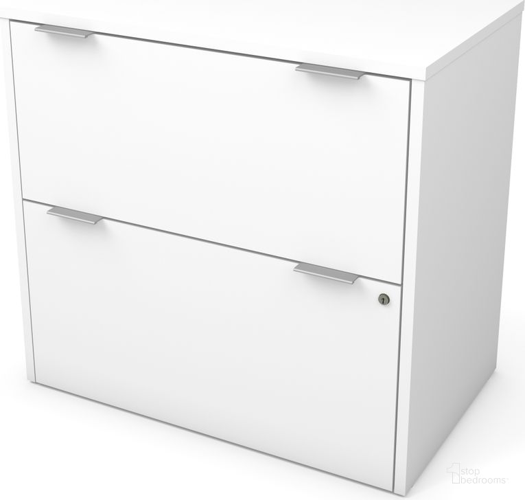 The appearance of Cloyd White Lateral Filing Cabinet 0qb2347903 designed by FineForm in the modern / contemporary interior design. This white piece of furniture  was selected by 1StopBedrooms from Cloyd Collection to add a touch of cosiness and style into your home. Sku: 160630-1117. Material: Wood. Product Type: Lateral Filing Cabinet. Image1