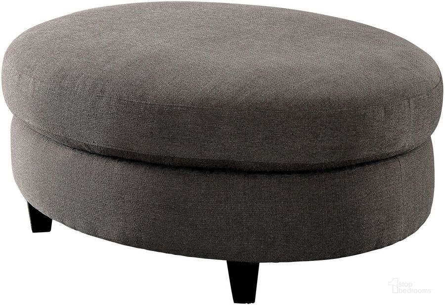 The appearance of Sarin Warm Gray Ottoman designed by Furniture of America in the modern / contemporary interior design. This gray piece of furniture  was selected by 1StopBedrooms from Sarin Collection to add a touch of cosiness and style into your home. Sku: CM6370-OT. Material: Fabric. Product Type: Ottoman. Image1