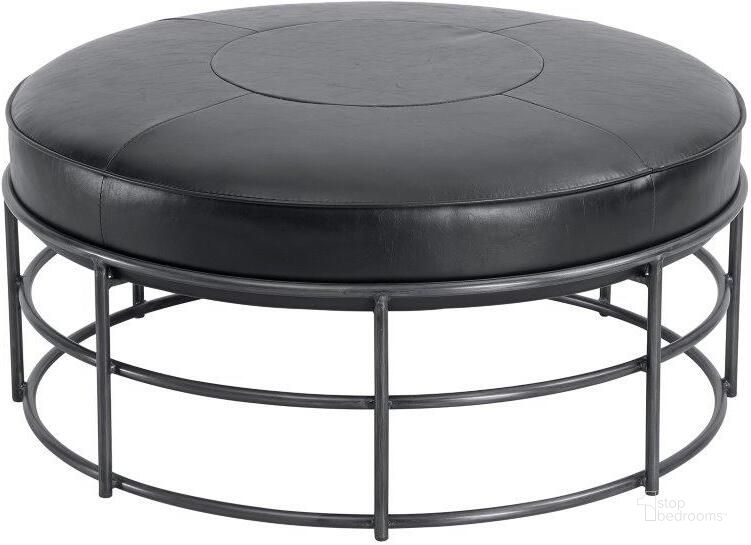 The appearance of Coachella Black Ziggy Ottoman designed by LH Imports in the modern / contemporary interior design. This black piece of furniture  was selected by 1StopBedrooms from Coachella Collection to add a touch of cosiness and style into your home. Sku: SDC30. Product Type: Ottoman. Material: PU. Image1