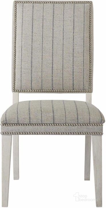 The appearance of Hamptons Dining Chair Set Of 2 In Sandbar designed by Universal in the coastal interior design. This sandbar piece of furniture  was selected by 1StopBedrooms from Hamptons Collection to add a touch of cosiness and style into your home. Sku: 833638P-RTA. Material: Fabric. Product Type: Dining Chair. Image1